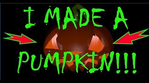 Making a pumpkin ~blender speed model~