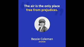 Bessie Coleman: Aviator #shorts #quotes #blackhistorymonth