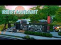 Ресторан 🍴🍝│Строительство│Restaurant│SpeedBuild│NO CC [The Sims 4]