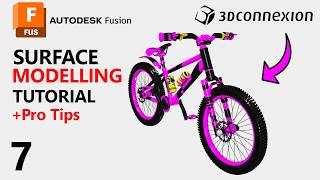Information Autodesk Fusion Crash Course - Part 7 | 3DConnexion Space Mouse | Mountain Bike Tutorial Guide