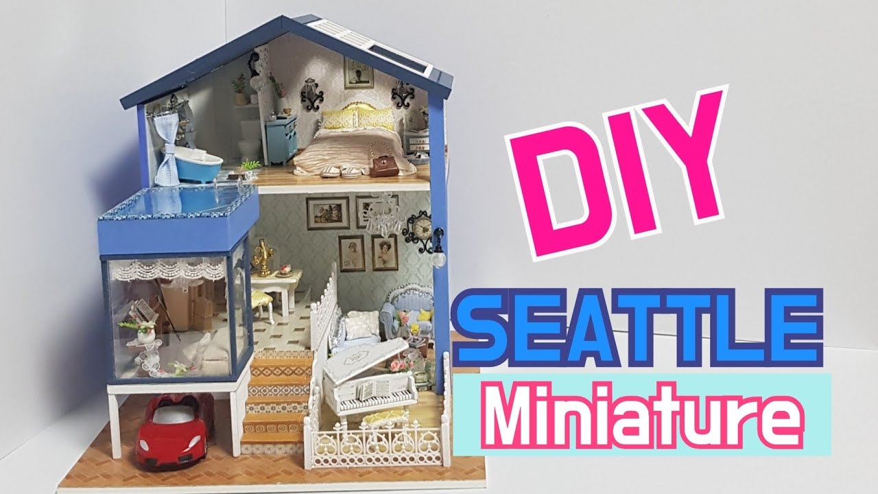 DIY Miniature Dollhouse Kit / Seattle Home YouTube