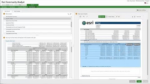 Add Sections from an Existing Report in Community Analyst