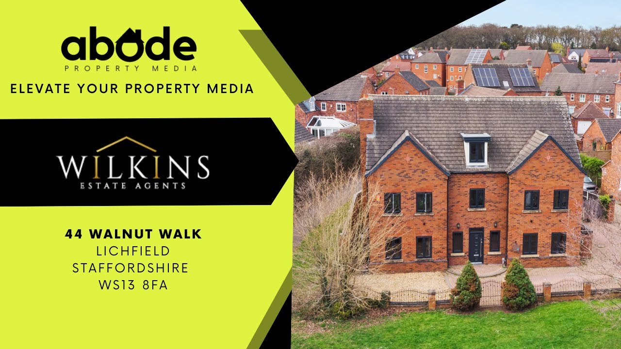 Wilkins Estate Agents 44 Walnut Walk Lichfield Property Videography