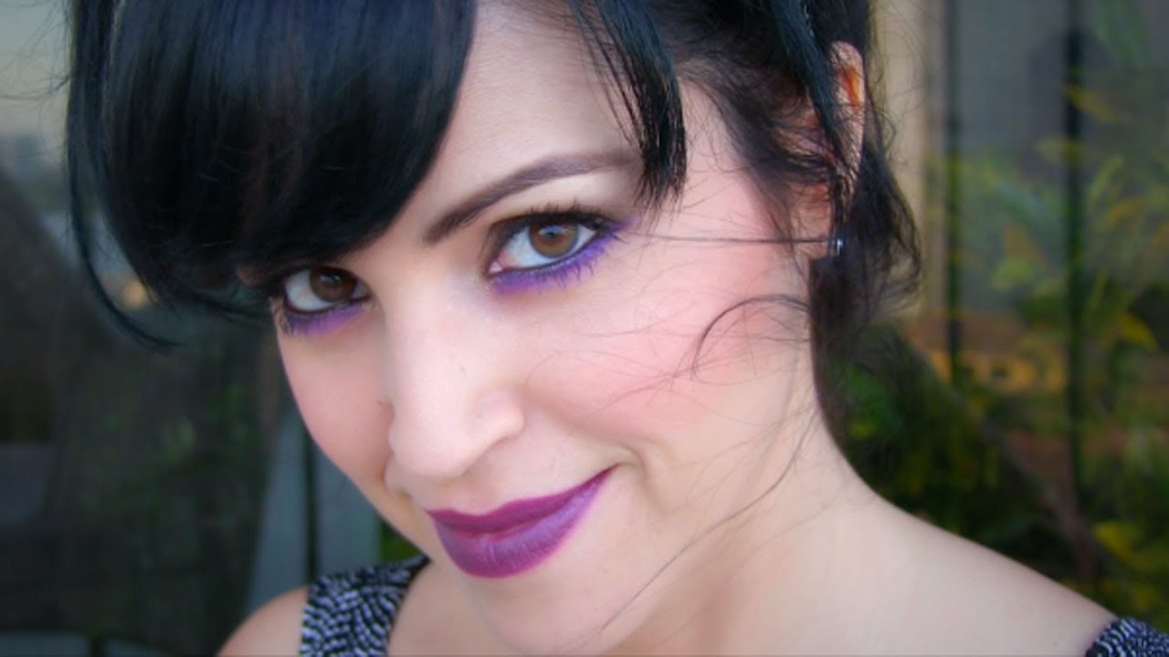 Imagenes De Ojos Violetas | tutorial maquillaje gotico ojos ahumado marr 243 n morado y Imagenes De Ojos Violetas | tutorial maquillaje gotico ojos ahumado marr 243 n morado y