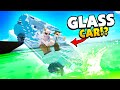 Crashing CARS Made of 100% GLASS! - Teardown Mods