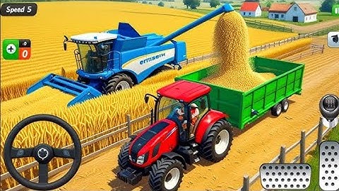 Real Tractor Games 2025 - Modern Farm Tractor Driving Games - Farming Tractor 3D - Android Gameplay