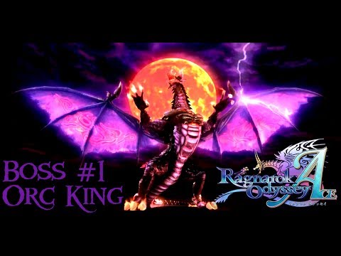 Ragnarok Odyssey ACE (PS3) - Multiplayer - Boss #1 Orc King