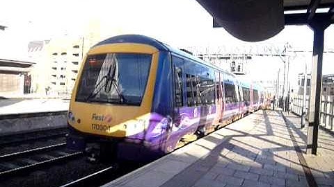 First transpennine express class 170 Departing Leeds