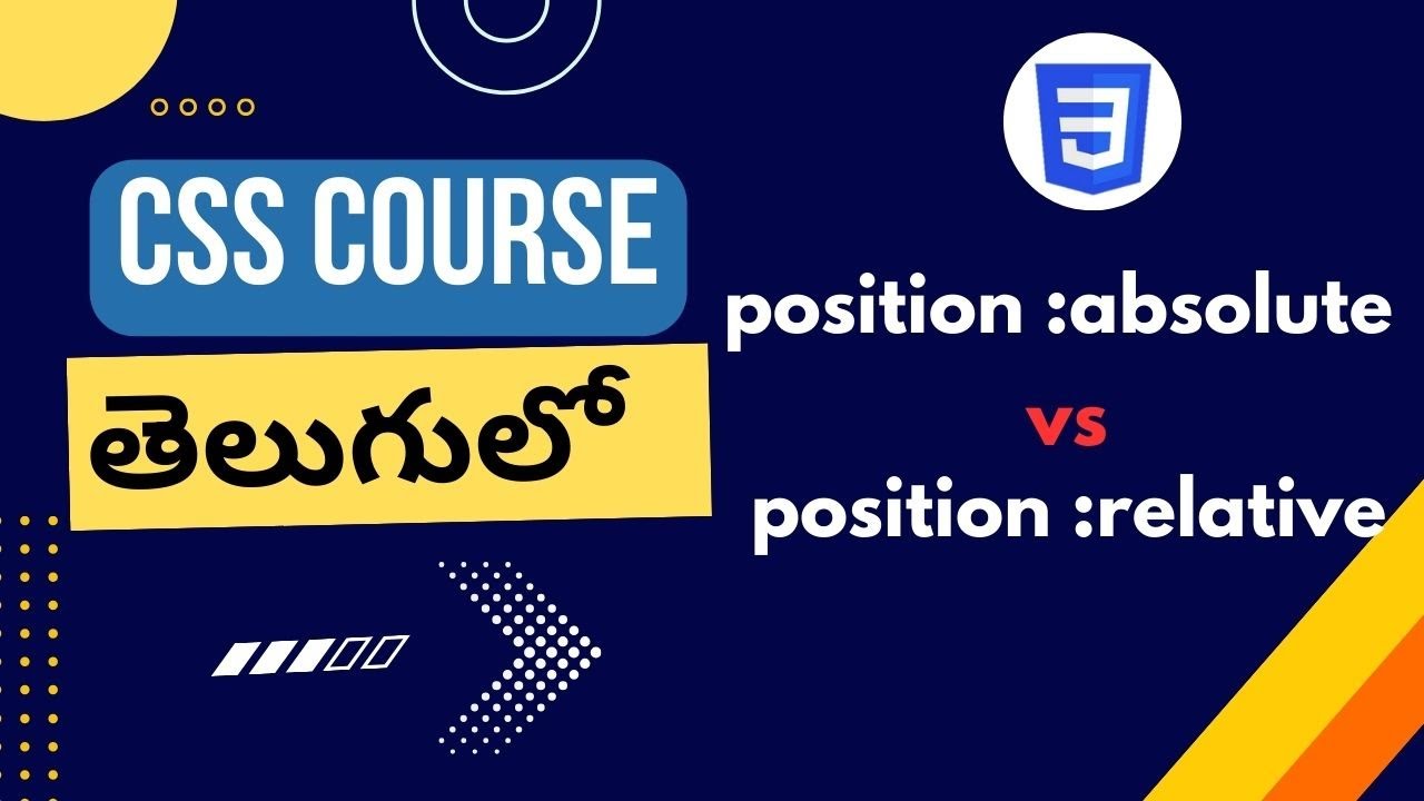 CSS position absolute |CSS position absolute vs relative |CSS position ...