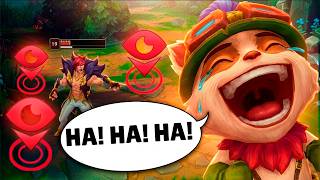My own Braum is asking for an x9 for playing this... (Jungle Teemo)