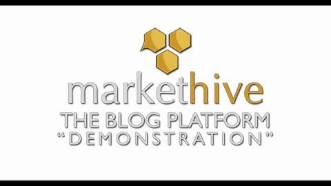 Markethive, Blog Platform Overview