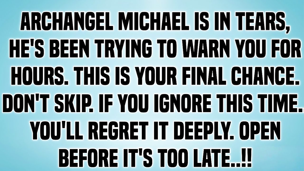 THIS IS YOUR FINAL CHANCE. DON'T SKIP. IF YOU IGNORE THIS TIME.. YOU'LL REGRET IT DEEPLY...