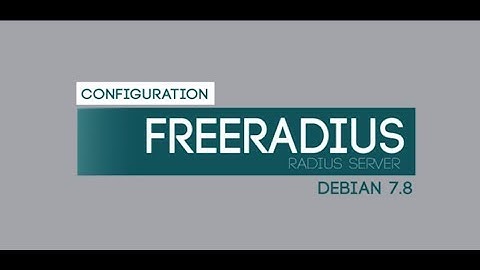 Configuration FreeRadius Debian 7.8 (SSH Intergration)