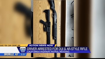 Wrong-way crash suspect arrested; CHP seizes AR-style rifle, shotgun