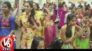 NRI's Bathukamma Celebrations In Kansas City | USA | V6 News