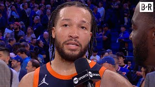 Jalen Brunson on Knicks Game 2 Win vs. Pacers: 'We found a way' | 2024 NBA Playoffs