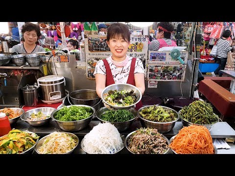 best-korean-food,-delicious-vegetable-bibimbap,-signature-korean-dish,-korean-street-food