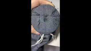 Darning a cigarette burn holeAmazing Sewing Hack!#artisans  #sewinghacks #lifehacks #satisfying