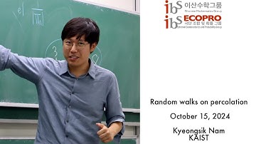 2024.10.15, Kyeongsik Nam (남경식), Random walks on percolation