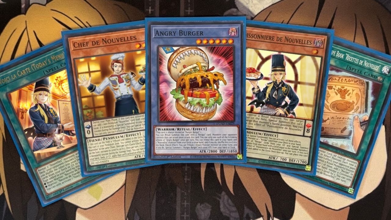 My Hungry Burger Nouvelle Yugioh Deck Profile for Post Duelist Advance