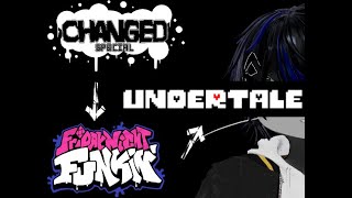 【 changed → FNF → UNDERTALE 】私は今日ケモノに襲われビートバトルをしLoveを手にします #壊れた猫の部屋