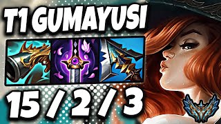 T1 Gumayusi Miss Fortune vs Ezreal [ ADC ] Korea Challenger Patch 13.13 ✅