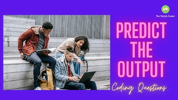 70. Can you predict the output of JAVA code | The Stylish Coder | #java
