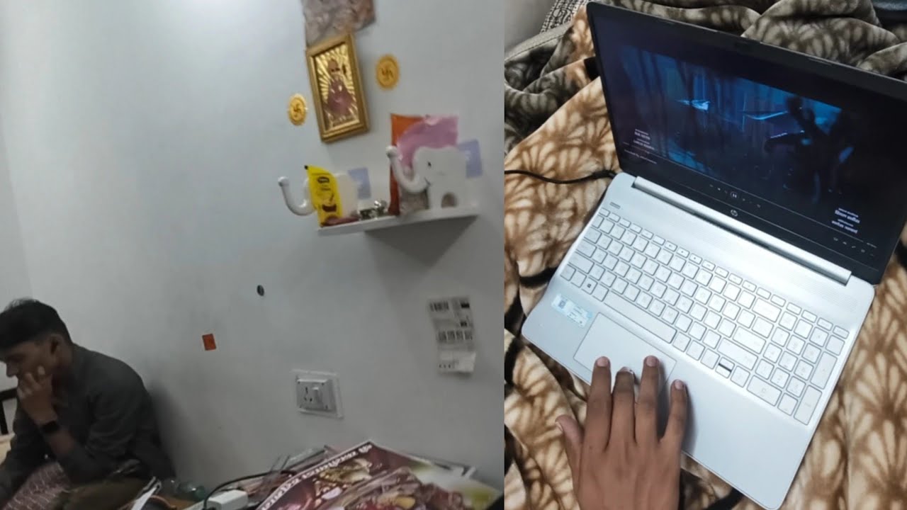 Mandir Waale Room Mai Beth Ke Horror Movie Dekh Raha Hai 😂