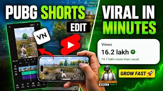 How I Edit Viral BGMI & PUBG Shorts 🔥 | Gaming Channel Grow Fast!