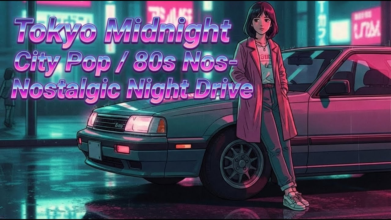 【作業用BGM】🍷Velvet Midnight Drive Vol. 2｜Tokyo Midnight City Pop 🌃 80s Nostalgic Night Drive BGM