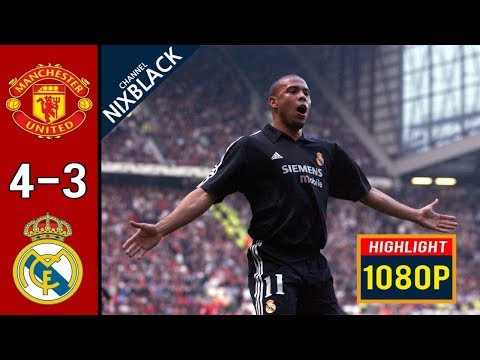 🔥 Манчестер Юнайтед - Реал Мадрид 4-3 - Обзор Матча 1/4 Финала Лиги Чемпионов 23/04/2003 HD 🔥