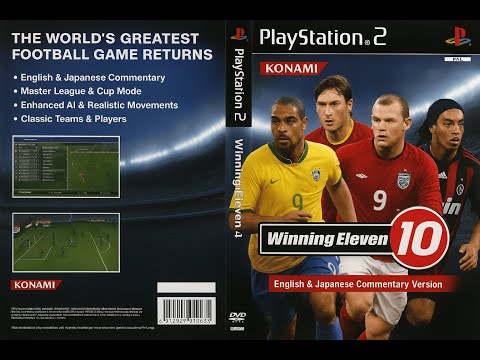 Winning Eleven 10 PS2 English Japanese Commentary Version 