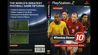 Winning Eleven 10 PS2  English & Japanese Commentary Version
