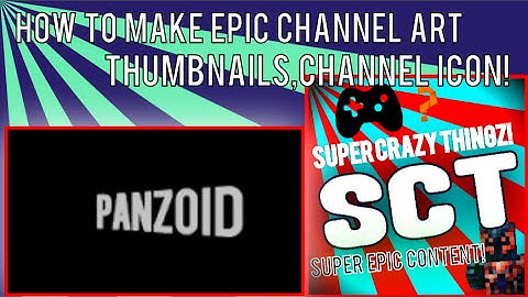 HOW TO MAKE AN EPIC CHANNEL ART,etc.... | Tech Tutorial