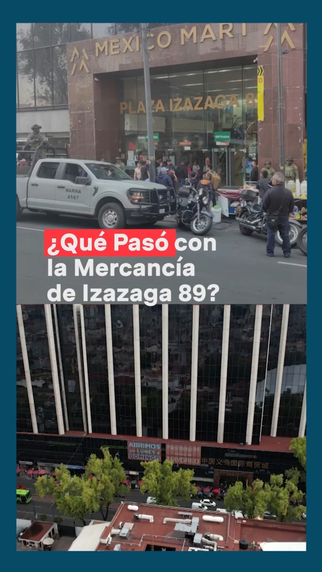 ¿Qué ha pasado con la mercancía que se quedó dentro de Izazaga 89? - N+ #Shorts