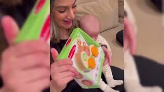 The furrha family | Baby Taj opens gifts