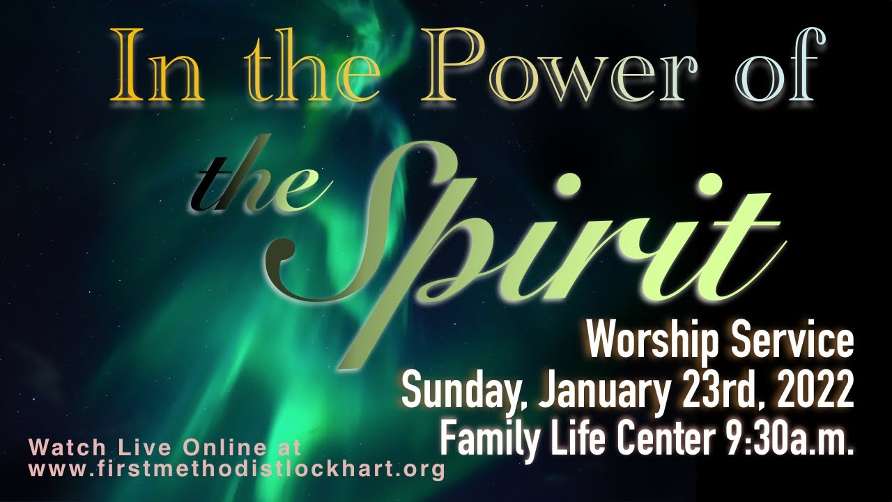 LIVE Worship Service: In the Power of the Spirit - YouTube