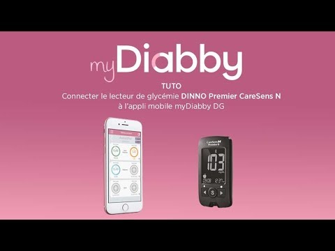 TUTO : Connecter le Lecteur Bluetooth DINNO Premier à l'appli myDiabby DG