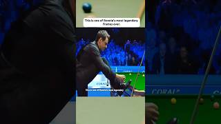 This is one of Ronnie's most legendary frames ever.🔥 #snooker This is one of Ronnie's most legendary frames ever.🔥 #snooker