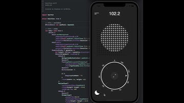 Animated Radio App User Interface created using #SwiftUI