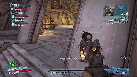 Borderlands 2 Captain Flynt Mentions Zane!!! Zane is Captain Flynt