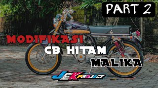 KUMPULAN MODIFIKASI CB 100 HITAM MALIKA|| SIMPLE DAN BOIS || CB 100|| TERBARU🔥