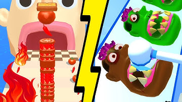 Sandwich Runner VS Teeth Runner! 🥪🦷 Funny Mobile Gameplay iOS,Android All Levels NEW APK UPDATE !