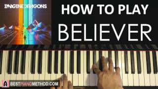Video voorbeeld van "Imagine Dragons - Believer (Piano Tutorial Lesson)"
