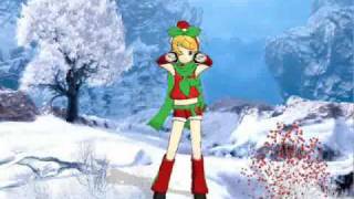 carmel dansen Christmas style with RIn