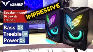 Review Speaker Vemee CS21 Heavy BASS ‼️Whort it untuk di beli???