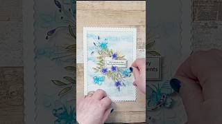 Vellum Magic: Quick, easy backgrounds with Stencils = stunning cards! #vellum #cardmaking #stencils