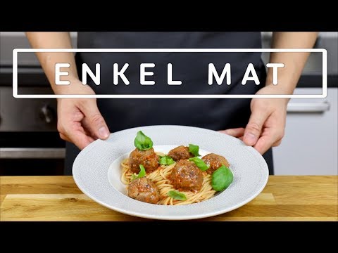 Video: Pasta Med Köttbullar