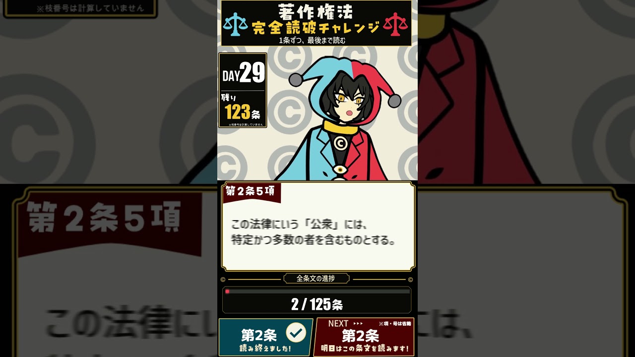 【全部読む】著作権法 第2条4項・5項
