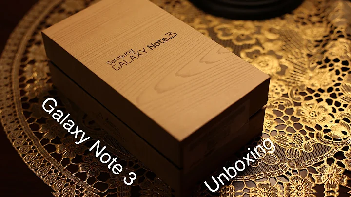 Samsung Galaxy Note 3 Unboxing, Initial Setup & First Look